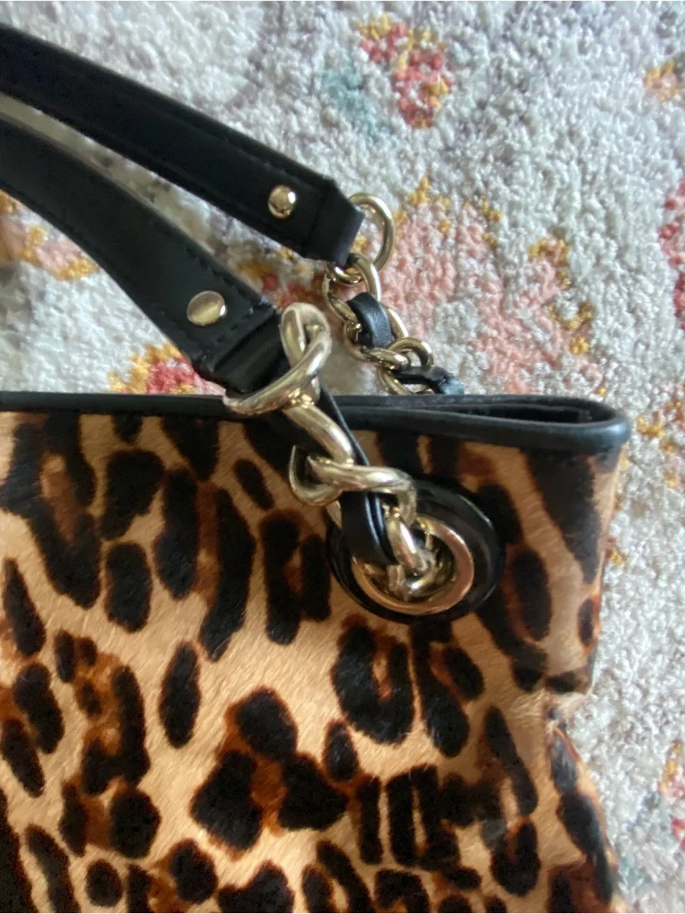 Kate Spade New York Streetcar Darya Leopard Print Calfhair tote bag